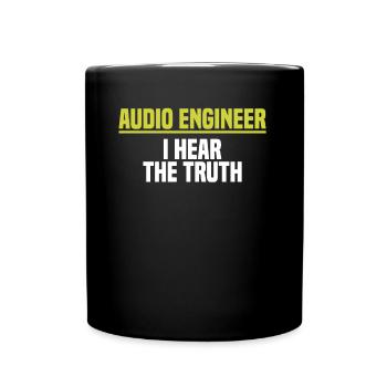 Ingénieur du son Technicien du son Musique - Mug uni - noir - Devant