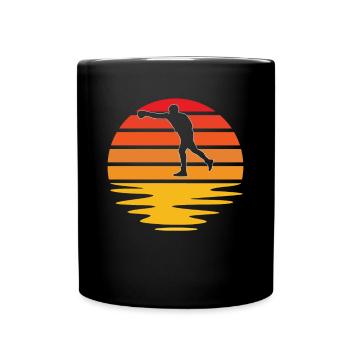 Boxen Retro - Tasse einfarbig - Schwarz - Vorne