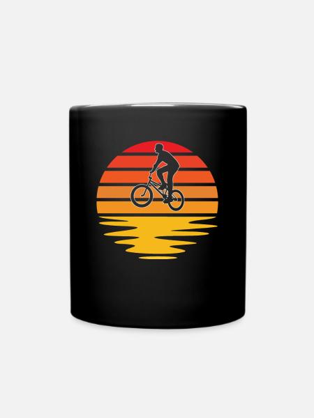 BMX Retro - Tasse einfarbig - Schwarz