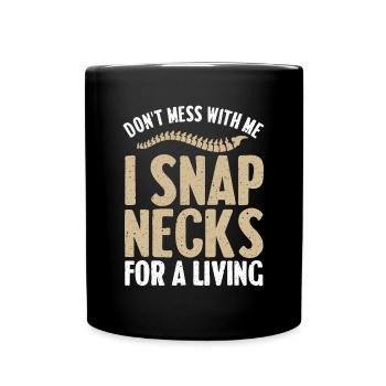 Embrace Neurodiversity Autism ADHD ASD Rainbow Bra - Full Colour Mug - black - Front