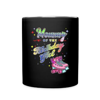 Inline Skater - Tasse einfarbig - Schwarz - Vorne