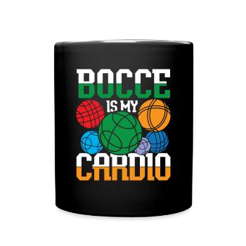 Petanque Petanque Boccia Bocce Boule für einen - Tasse einfarbig - Schwarz - Vorne