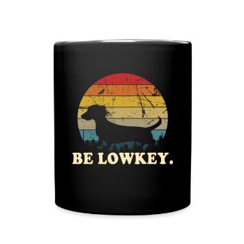 Teckel Cadeau Dixie Viennese Doxie Teckel - Mug uni - noir - Devant