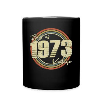 50e anniversaire né en 1973 Best of 1973 - Mug uni - noir - Devant