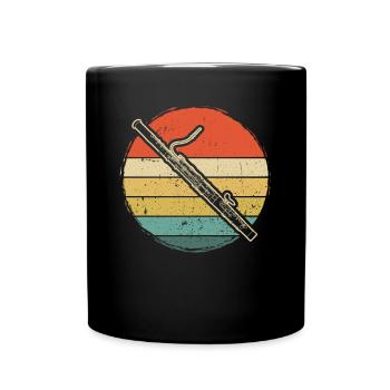 Bassoon Bassoon Bassoon Player Bassoonist - Full Colour Mug - black - Front