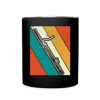 Bassoon Bassoon Bassoon Player Bassoonist - Full Colour Mug - black - Front