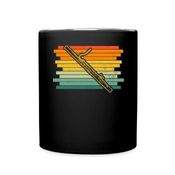 Bassoon Bassoon Bassoon Player Bassoonist - Full Colour Mug - black - Front