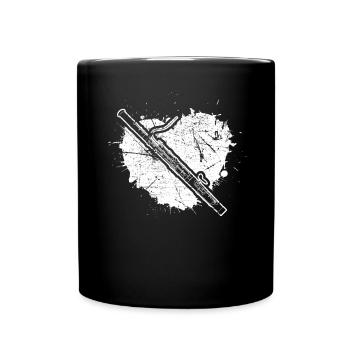 Bassoon Bassoon Bassoon Player Bassoonist - Full Colour Mug - black - Front