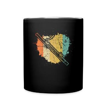Bassoon Bassoon Bassoon Player Bassoonist - Full Colour Mug - black - Front
