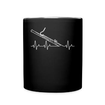 Bassoon Bassoon Bassoon Player Bassoonist - Full Colour Mug - black - Front