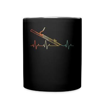 Bassoon Bassoon Bassoon Player Bassoonist - Full Colour Mug - black - Front