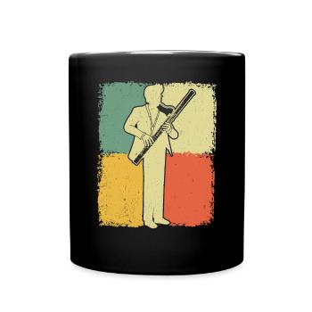 Bassoon Bassoon Bassoon Player Bassoonist - Full Colour Mug - black - Front
