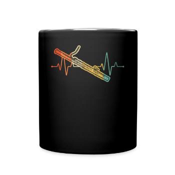 Bassoon Bassoon Bassoon Player Bassoonist - Full Colour Mug - black - Front