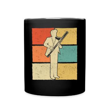 Bassoon Bassoon Bassoon Player Bassoonist - Full Colour Mug - black - Front