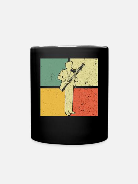 Fagott Fagottspieler Fagottist - Tasse einfarbig - Schwarz