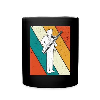 Bassoon Bassoon Bassoon Player Bassoonist - Full Colour Mug - black - Front