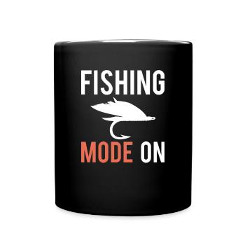 Crappie Fashion On Shirt Gift - Full Colour Mug - black - Front
