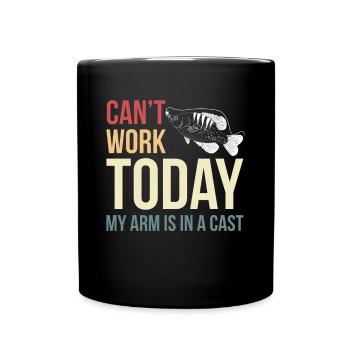 Cant Work Today - Full Colour Mug - black - Front
