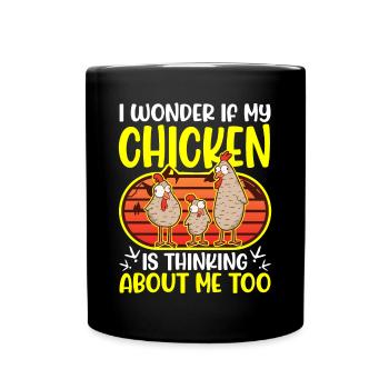 Chickens Chicken Breeding Chicken Farmer Farmer - Full Colour Mug - black - Front