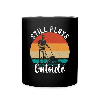 Mowing - Full Colour Mug - black - Front