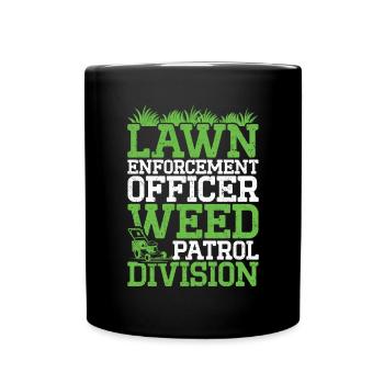 Mowing - Full Colour Mug - black - Front