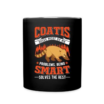 Coati Cadeau Coati Proboscis - Mug uni - noir - Devant