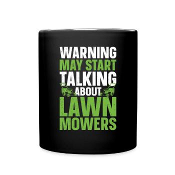 Mowing - Full Colour Mug - black - Front