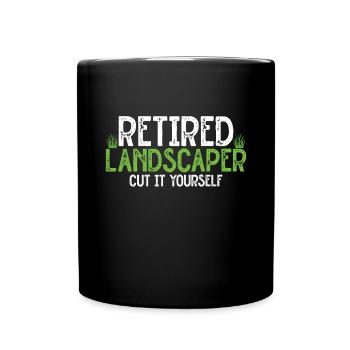 Mowing - Full Colour Mug - black - Front
