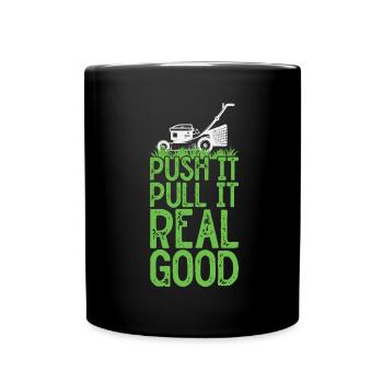 Mowing - Full Colour Mug - black - Front