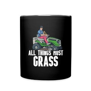Mowing - Full Colour Mug - black - Front
