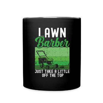 Mowing - Full Colour Mug - black - Front