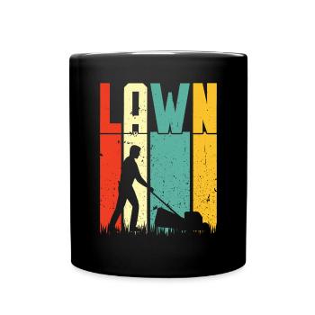 Mowing - Full Colour Mug - black - Front