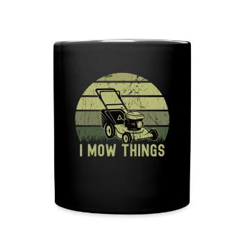 Mowing - Full Colour Mug - black - Front