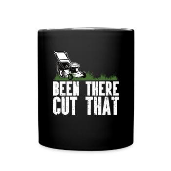 Mowing - Full Colour Mug - black - Front