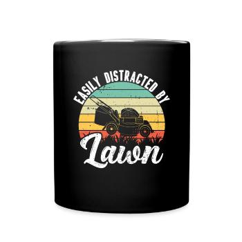 Mowing - Full Colour Mug - black - Front