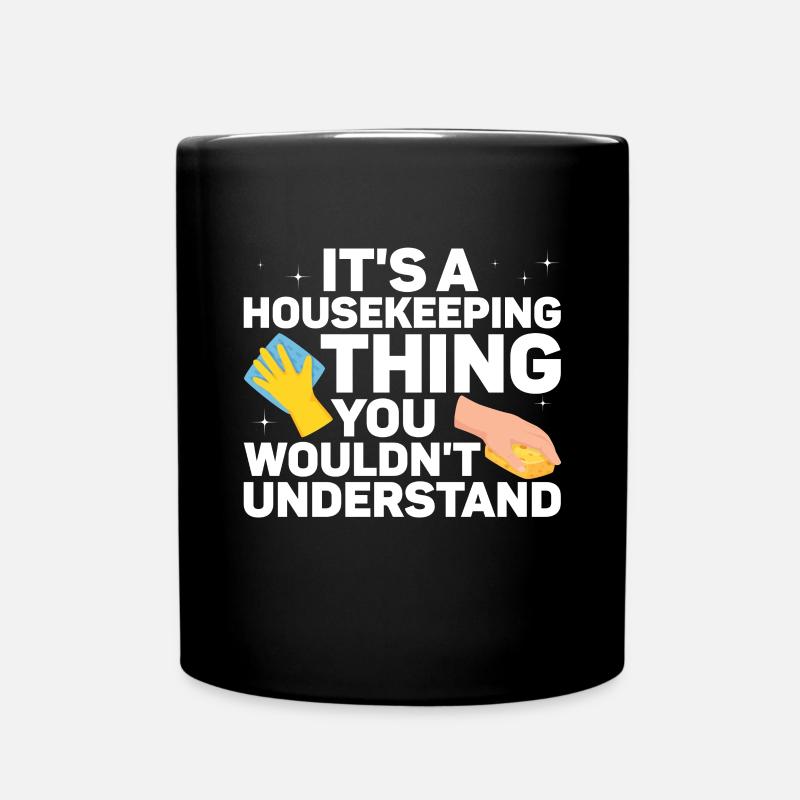 Haushalt - Tasse einfarbig - Schwarz