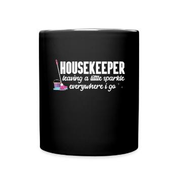Ménage - Mug uni - noir - Devant