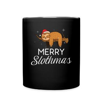 Faultier Liebhaber Faultier Geschenk - Tasse einfarbig - Schwarz - Vorne