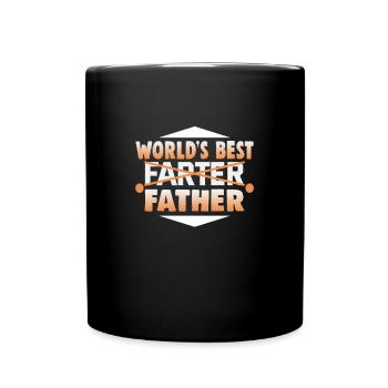 Fête des pères meilleur Farter Père Papa Père - Mug uni - noir - Devant