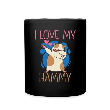 Hamster Lover Hamster Gift - Full Colour Mug - black - Front