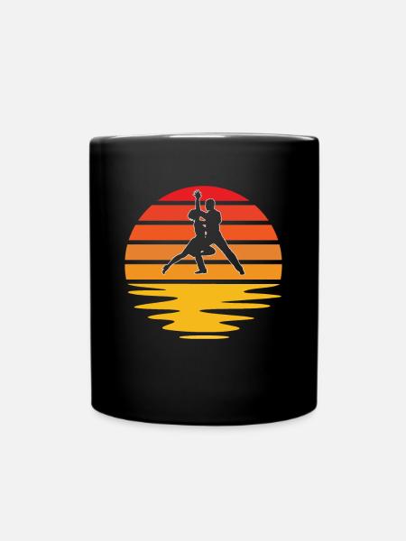 Tanzen Retro - Tasse einfarbig - Schwarz
