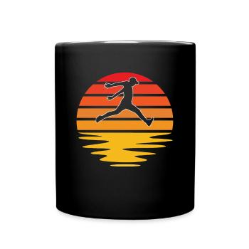 Parkour Retro - Full Colour Mug - black - Front