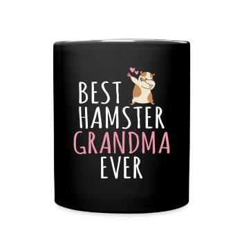 Hamster Liebhaber Hamster Geschenk - Tasse einfarbig - Schwarz - Vorne