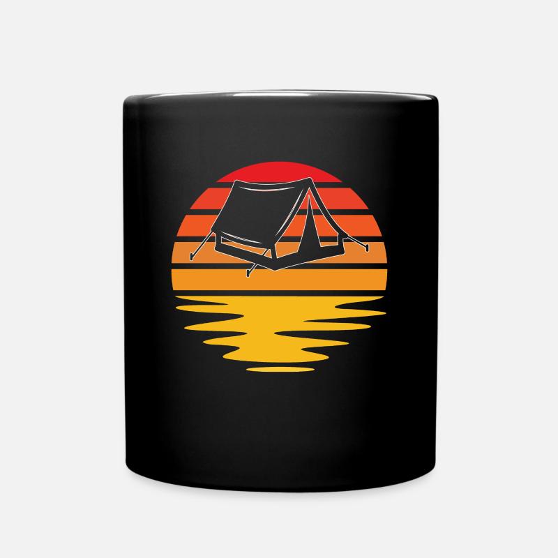 Camping Rétro - Mug uni - noir