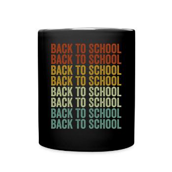 Back to school - Full Colour Mug - black - Front