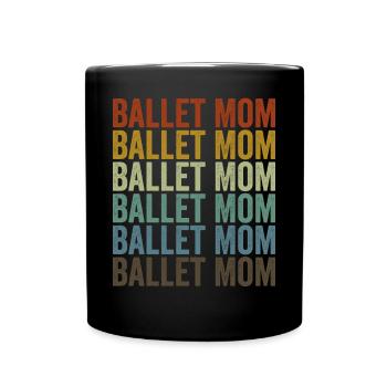 Ballett Mama Ballett Mama - Tasse einfarbig - Schwarz - Vorne