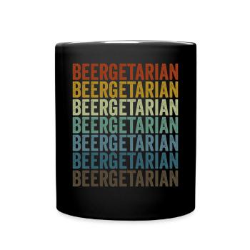 Beer Getarians Craft Beer Lovers Beer Breweries - Full Colour Mug - black - Front