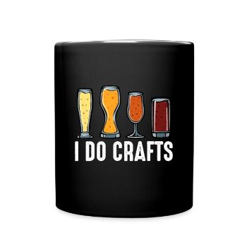 I Do Crafts Home Brewing Craft Beer Brewer Gift Ho - Full Colour Mug - black - Front