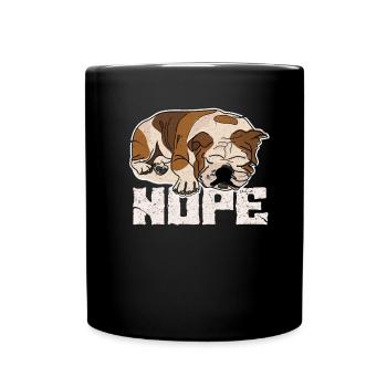 Bouledogue anglais Cadeau de chien bouledogue anglais - Mug uni - noir - Devant