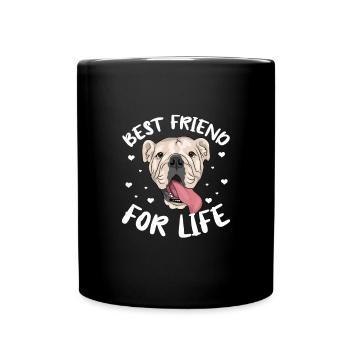 Bouledogue anglais Cadeau de chien bouledogue anglais - Mug uni - noir - Devant